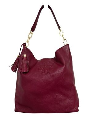 Tory Burch Thea Hobo Bag in Burgundy